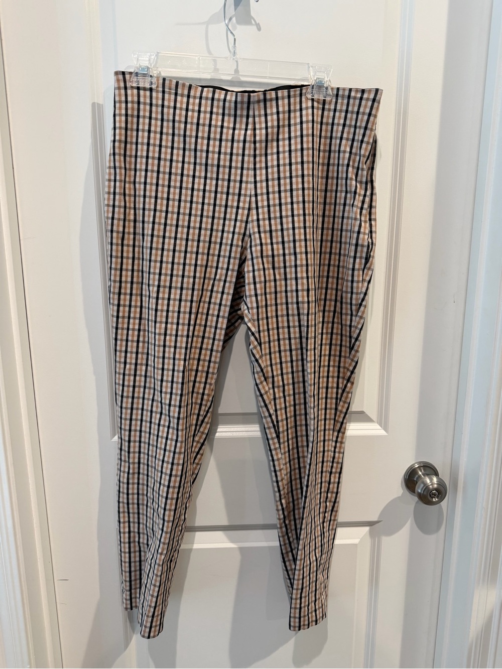 A New Day Plaid Skinny Ankle Pants Size 10
